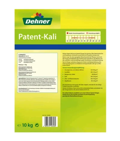 Dehner Patent-Kali, 10 Kg -Haus Pflanzen Welt 143438 WE DE 001 DehnerPatentKali10kgDuengerDuengemittelKaliMarkenqualitaet
