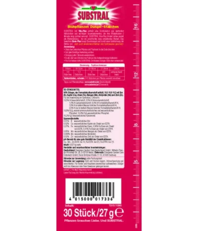 Substral® Blühpflanzen Dünger-Stäbchen, 30 Stk. 6 Substral® Blühpflanzen Dünger-Stäbchen, 30 Stk. -Haus Pflanzen Welt 1517960 WE DE 001 SubstralDuengestaechenBluehpflanzen30Stueck