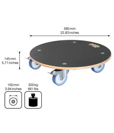Wagner Pflanzenroller MaxiGrip, Ø 58 Cm -Haus Pflanzen Welt 1545771 WE BG 003 MULTIROLLERMAXIGRIP