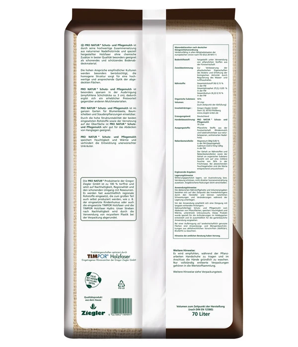 Ziegler Pro Natur® Schutz- Und Pflegemulch, 36 X 70 Liter 5 Ziegler Pro Natur® Schutz- Und Pflegemulch, 36 X 70 Liter – Bild 3