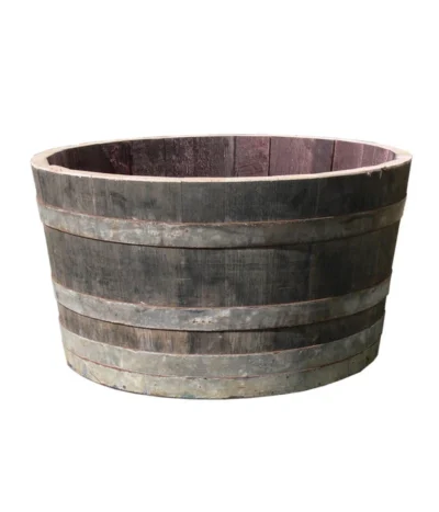 Holz-Weinfasskübel, Rund, Braun 10 Holz-Weinfasskübel, Rund, Braun -Haus Pflanzen Welt 1710680 WE FS 001 WeinfassKuebelEiche