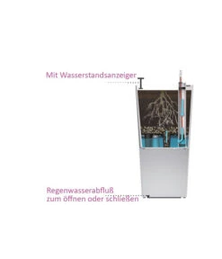 Dehner Kunststoff-Topf Elise, Konisch, Glänzend, Inkl. Bewässerungssystem -Haus Pflanzen Welt 1802214 WE FS 001 KunststofftopfEliseWasserstandsanzeiger