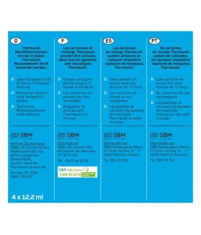 Thermacell Mückenabwehr Nachfüllpackung, 4 Gaskartuschen -Haus Pflanzen Welt 2010858 WE DE 001 ThermacellMueckenabwehrNF4