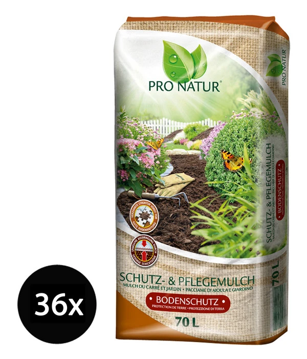 Ziegler Pro Natur® Schutz- Und Pflegemulch, 36 X 70 Liter 3 Ziegler Pro Natur® Schutz- Und Pflegemulch, 36 X 70 Liter
