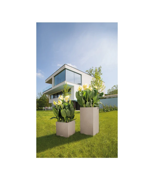 LECHUZA® Kunststoff-Topf Canto Stone, Quadratisch – Bild 2