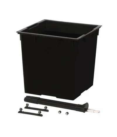 Dehner Kunststoff-Pflanztopf New York, Quadratisch, Ca. B30/H57/T30 Cm -Haus Pflanzen Welt 2460004 WE DE 001 DehnerKunststoffTopfkonisch36x36x66cmgrauBlumentopf