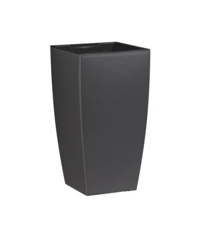 Dehner Kunststoff-Pflanztopf New York, Quadratisch, Ca. B30/H57/T30 Cm