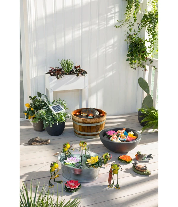 Holz-Weinfasskübel, Rund, Braun 5 Holz-Weinfasskübel, Rund, Braun – Bild 3