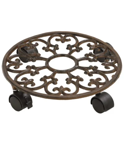 Dehner Gusseisen-Rolluntersetzer, Ø 29 Cm