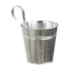 Zinktopf Mit Bügelhalter, Rund -Haus Pflanzen Welt 2533396 WE FS 001 ZinktopfNatursilber