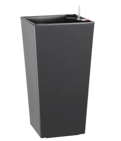 Dehner Kunststoff-Topf Elise, Konisch, Matt, Inkl. Bewässerungsystem