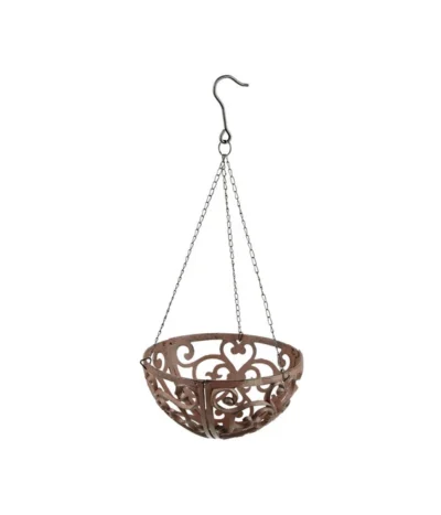 Dehner Gusseisen-Hängeampel Katalonien Mit Kokoseinlage, Rund, Rost, Ca. Ø30/H15 Cm 10 Dehner Gusseisen-Hängeampel Katalonien Mit Kokoseinlage, Rund, Rost, Ca. Ø30/H15 Cm -Haus Pflanzen Welt 2745461 BildD 001 HaengeampelBasketHangingbasket30Cm