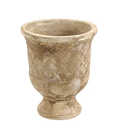 Terrakotta-Pokal Ferrara, Rund, Antik-terrakotta