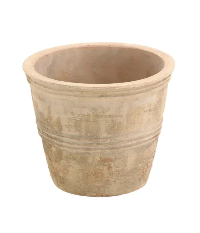 Terrakotta-Topf Grado, Rund, Antik-terrakotta