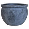Vasar Kunststoff-Blumentopf Perugia, Rund, Grau -Haus Pflanzen Welt 2787810 BildFS 001 DehnerKunststoffBlumentopfBimssteinKunTopfBimsstein35Cm