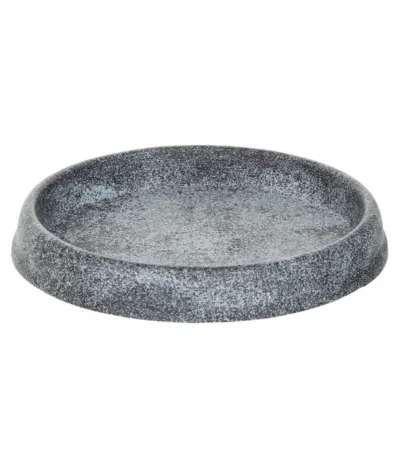 Vasar Kunststoff-Untersetzer, Rund, Bimsstein