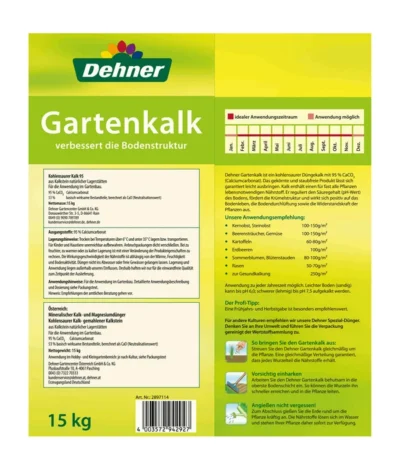 Dehner Gartenkalk -Haus Pflanzen Welt 2897114 WE DE DehnerGartenkalkDuengerDuengemittelGartenpflegeMarkenqualitaet