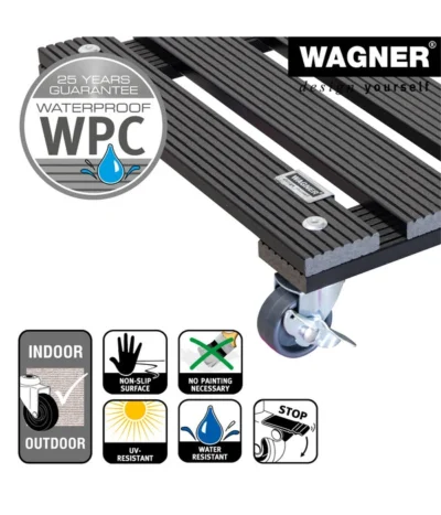 Wagner Pflanzroller, 29 X 29 Cm 12 Wagner Pflanzroller, 29 X 29 Cm -Haus Pflanzen Welt 2913853 WE DE 002 WPC Pflanzroller29X29