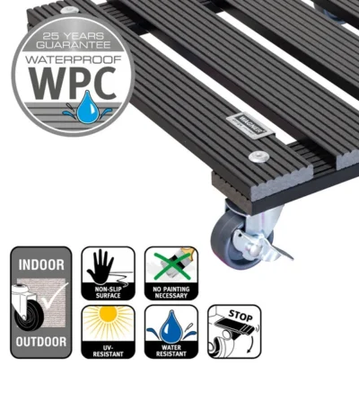 Wagner Pflanzroller, 29 X 29 Cm 10 Wagner Pflanzroller, 29 X 29 Cm -Haus Pflanzen Welt 2913853 WE IG 004 MULTIROLLERWPC