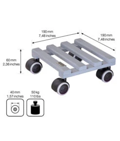 Wagner Pflanzenroller Creo, Ø 19 Cm 19 Wagner Pflanzenroller Creo, Ø 19 Cm -Haus Pflanzen Welt 2913945 WE BG 003 MULTIROLLERCREO