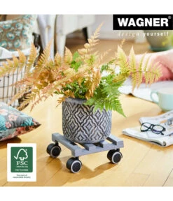 Wagner Pflanzenroller Creo, Ø 19 Cm 16 Wagner Pflanzenroller Creo, Ø 19 Cm -Haus Pflanzen Welt 2913945 WE MO 001 PflRollerCreo19X19CM