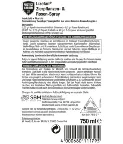 PROTECT GARDEN Lizetan® Zierpflanzen-& Rosen-Spray, 750 Ml -Haus Pflanzen Welt 2942944 WE DE 001 ProtectGardenLizetanZierpflanzenRosenspray750ml