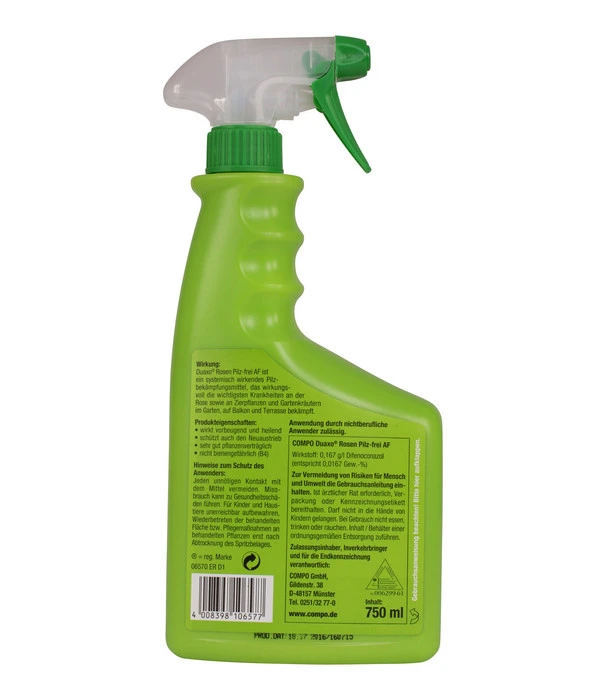 COMPO Duaxo® Rosen Pilz-frei AF, 750 Ml 4 COMPO Duaxo® Rosen Pilz-frei AF, 750 Ml – Bild 2