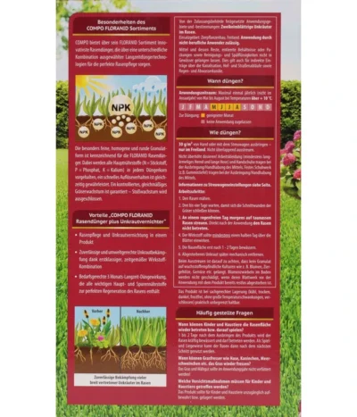 COMPO Floranid® Rasendünger Plus Unkrautvernichter 5 COMPO Floranid® Rasendünger Plus Unkrautvernichter -Haus Pflanzen Welt 2943959 WE DE 001 CompoFloranidRasenduengerplusUnkrautvernichter
