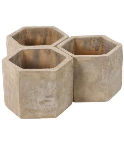 Dehner Terrakotta-Topf Hexagon, Ca. Ø25/H25 Cm -Haus Pflanzen Welt 3199031 WE DE 002 TerrakottaTopfHexagon25x25cmterrakotta