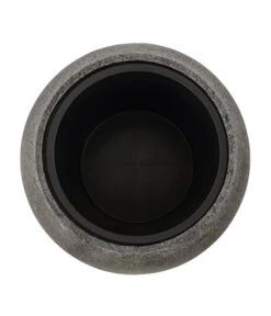 Dehner Polystone-Topf Kapstadt, Rund, Grau -Haus Pflanzen Welt 3207990 3208022 WE DE 001 DehnerPolystoneTopfbauchiggrau