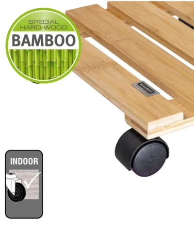 Wagner Pflanzroller Bambus, 29 X 29 Cm -Haus Pflanzen Welt 3213022 WE IG 004 MULTIROLLERBAMBOO