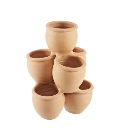 Dehner Terrakotta Kräuter-Etagere, Ca. Ø35/H47 Cm