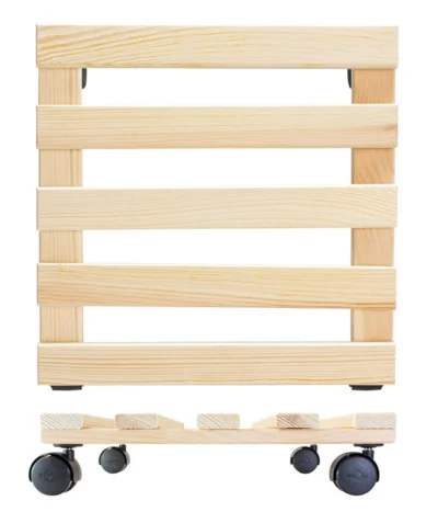 Wagner Pflanzroller Kiefer, 35 X 35 Cm -Haus Pflanzen Welt 3521895 WE DE 005 PFLROLLERHOLZ35X35CM