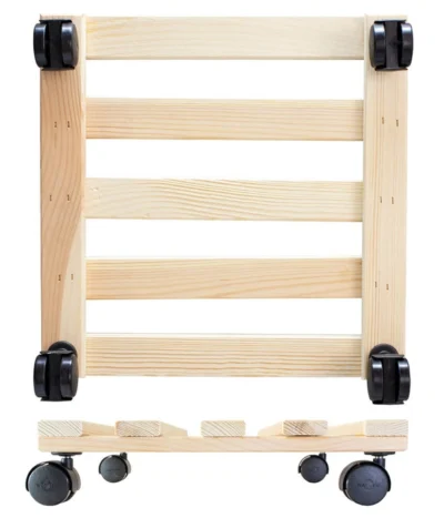 Wagner Pflanzroller Kiefer, 35 X 35 Cm -Haus Pflanzen Welt 3521895 WE DE 006 PFLROLLERHOLZ35X35CM