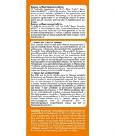Celaflor® Rasen-Unkrautfrei Weedex® 7 Celaflor® Rasen-Unkrautfrei Weedex® -Haus Pflanzen Welt 3535333 WE DE 002 CelaflorWeedexRasenunkrautfrei100ml