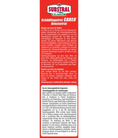 Substral® Celaflor® Schädlingsfrei Careo® Für Gemüse, 250 Ml 7 Substral® Celaflor® Schädlingsfrei Careo® Für Gemüse, 250 Ml -Haus Pflanzen Welt 3653490 WE DE 002 SubstralCelaflorSchaedlingsfreiCareoGemuese250mlInsektizidInsektenmittelSchaedlingsmittel