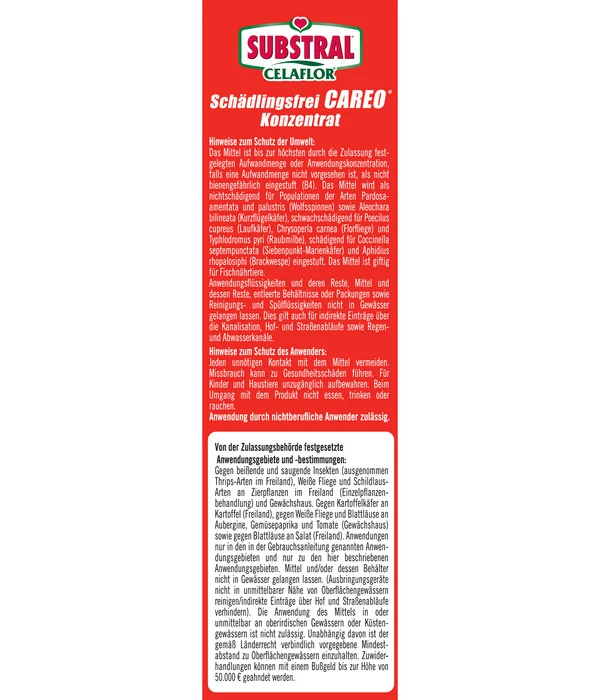 Substral® Celaflor® Schädlingsfrei Careo® Für Gemüse, 250 Ml 5 Substral® Celaflor® Schädlingsfrei Careo® Für Gemüse, 250 Ml – Bild 3