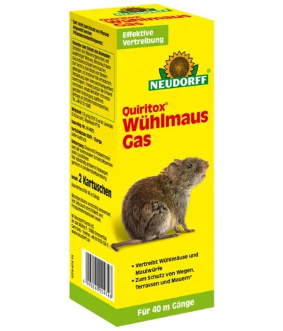 Neudorff Quiritox® Wühlmaus Gas, 2 Kartuschen
