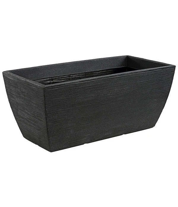 Kunststoff-Pflanzkasten Rille, Ca. B80/H34/T40 Cm, Anthrazit 3 Kunststoff-Pflanzkasten Rille, Ca. B80/H34/T40 Cm, Anthrazit