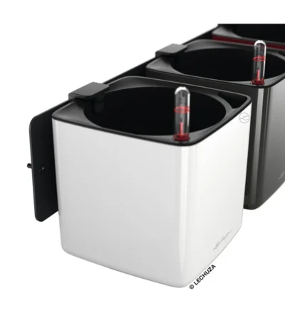 LECHUZA® CUBE Glossy Green Wall Home Kit, Ca. B48/H14/T15 Cm -Haus Pflanzen Welt 3767662 3731429 WE FS 003 CubeGlossyGreenWallHomeKitWeissAnthrazit