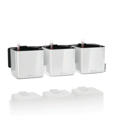 LECHUZA® CUBE Glossy Green Wall Home Kit, Ca. B48/H14/T15 Cm