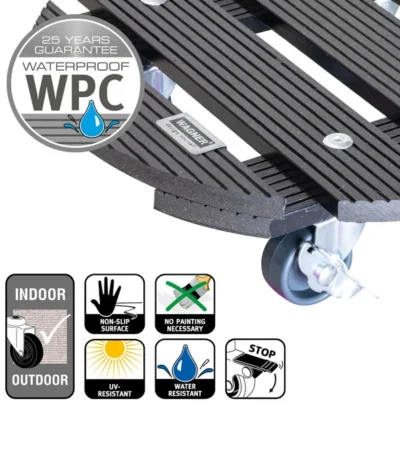 Wagner Pflanzroller, Ø 29 Cm -Haus Pflanzen Welt 3791225 WE IG 004 MULTIROLLERWPC