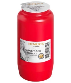 Bolsius Grab-Kompositions-Öllicht Nr 5, Ca. Ø6,7/H14 Cm