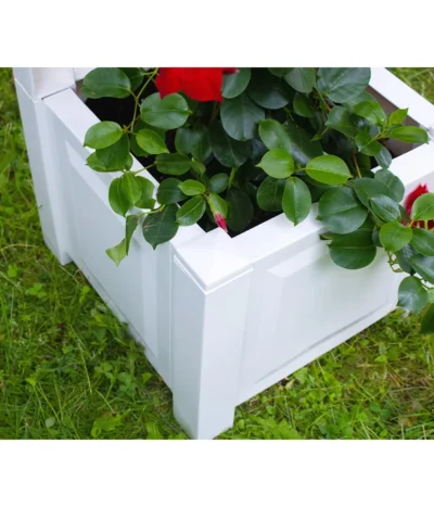 KHW Kunststoff-Pflanzkasten Mit Spalier, 43 X 43 X 140 Cm 13 KHW Kunststoff-Pflanzkasten Mit Spalier, 43 X 43 X 140 Cm -Haus Pflanzen Welt 3913688 WE DE 001 KastenSpalier43weiss