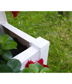 KHW Kunststoff-Pflanzkasten Mit Spalier, 43 X 43 X 140 Cm -Haus Pflanzen Welt 3913688 WE DE 002 KastenSpalier43weiss