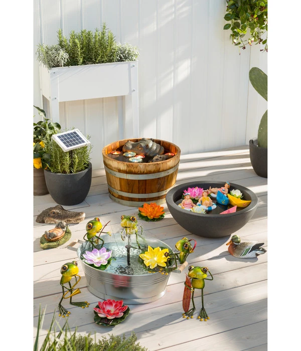 Holz-Weinfasskübel, Rund, Braun 7 Holz-Weinfasskübel, Rund, Braun – Bild 5