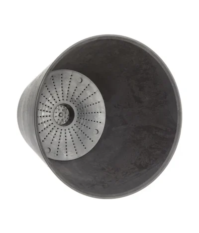 Artstone Kunststoff-Blumentopf Claire, Rund 10 Artstone Kunststoff-Blumentopf Claire, Rund -Haus Pflanzen Welt 3930047 BildD 002 ArtstoneKunststoffBlumentopfClaireTopfClaireSchwarz27Cm