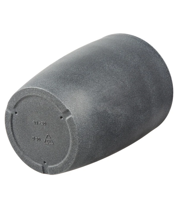 Kunststoff-Vase Verona, Rund, Schwarz-granit 5 Kunststoff-Vase Verona, Rund, Schwarz-granit – Bild 3