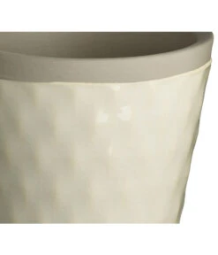 Dehner Keramik-Übertopf Ariane, Konisch, Hellgrau, Ca. Ø8 Cm -Haus Pflanzen Welt 4057030 PR DE 001 TopfArianeMiniWeiss8DehnerExpressZS