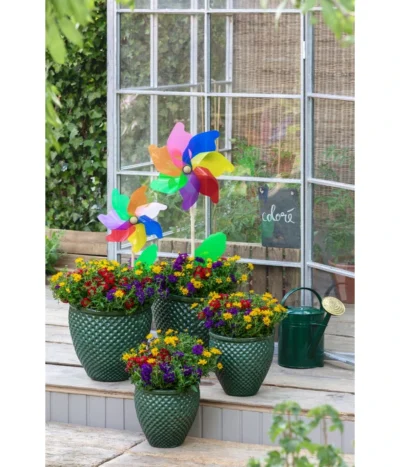 Dehner Keramik-Topf Jade, Rund -Haus Pflanzen Welt 4057220 4057246 4057261 WE MO 003 DehnerKeramikTopfJade